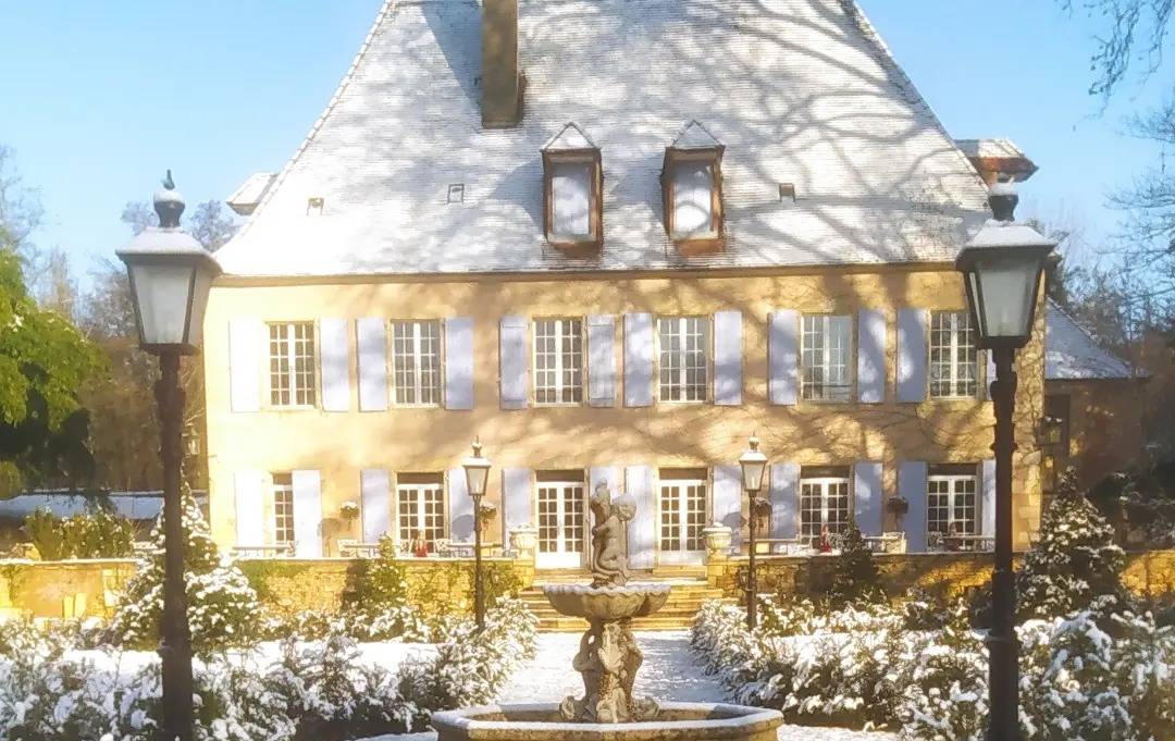 Domaine de La Barde in snow